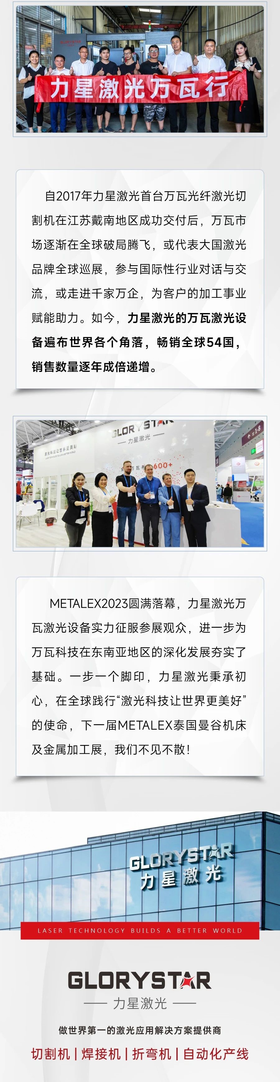 2023再出征！力星激光攜萬瓦設(shè)備亮相METALEX泰國曼谷機床及金屬加工展！
