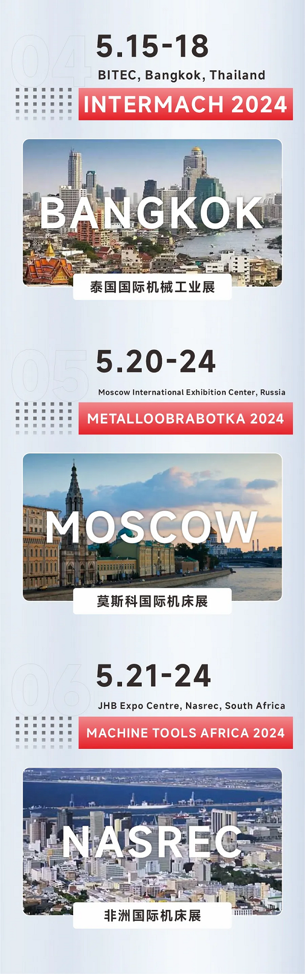 全球閃耀！力星激光5月國際展會一覽
